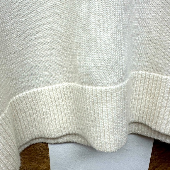 1.STATE Cold Shoulder Turtleneck Sweater in Antique White XS - Picture 8 of 9